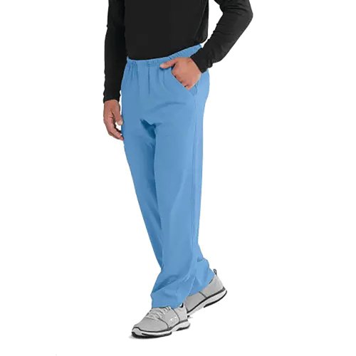 WIS12971 | The Structure Unisex scrub trousers from Skechers (by Barco) are a straight leg, elasticated waist trouser incorporating many modern fabric features such as a spandex 4 way stretch, soil release and moisture wicking - a contemporary fabric technology which pulls moisture away from the skin, providing dryness and comfort for your whole shift. These scrub trousers are made using recycled materials and every pair has saved 7 plastic bottles from landfill.