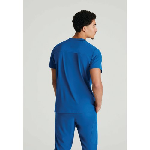 WIS18122 | The SKT193 Thesis Scrub top from Skechers by Barco provides unparalleled comfort in eco-friendly fabrics, designed with an active lifestyle in mind, the round neck gives a unique look for your scrubs. Made with 40% recycled Polyester, the Skechers scrubs are good for the planet and good for you.