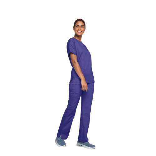Cherokee Unisex Scrub Top Grape 2XS CH4700/GRAP/XXS