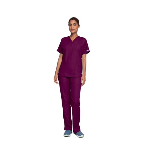 Cherokee Unisex Scrub Top Wine 4XL CH4700/WINE/4XL