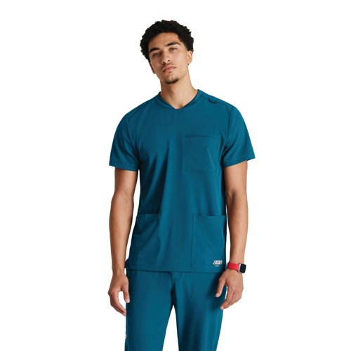 Skechers SKT193 Thesis Scrub Top Bahama Size S SKT193/BAHA/S