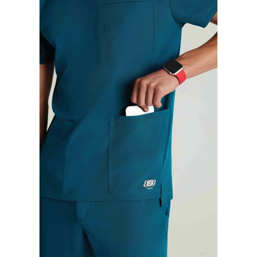 Skechers Thesis Scrub Top Bahama Blue 4XL SKT193/BAHA/4XL