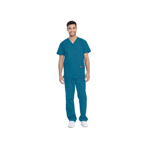 Dickies DKP520C Unisex Scrub Set Top and Trouser Caribbean Blue Size XXS DKP520C/CARI/XXS