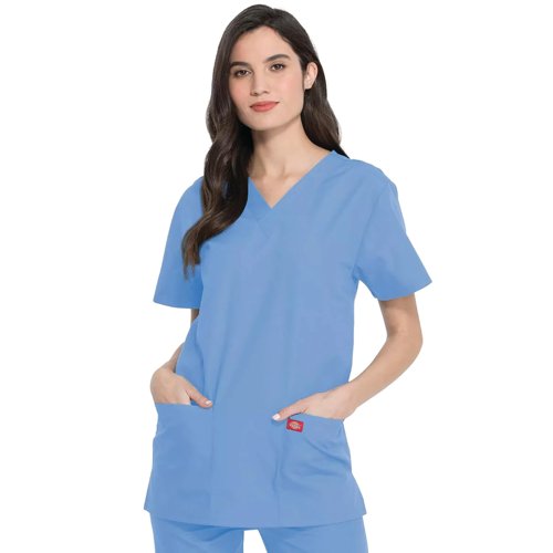 Dickies Unisex Scrub Set Top and Trouser Ceil Blue L DKP520C/CEIL/L