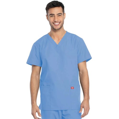 Dickies Unisex Scrub Set Top and Trouser Ceil Blue S DKP520C/CEIL/S