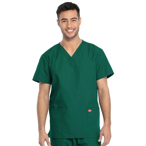Dickies Unisex Scrub Set Top/Trs Hunter Green L D DKP520C/HUNT/L