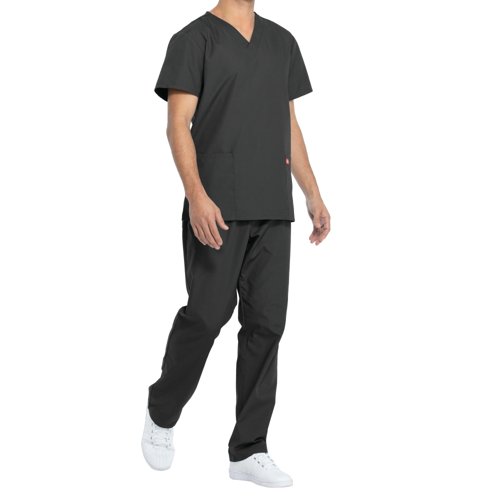 Dickies Unisex Scrub Set Top and Trouser Pewter 2XL DKP520C/PEWT/2XL