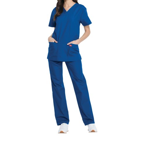 Dickies Unisex Scrub Set Top and Trouser Royal Blue XS DKP520C/ROYA/XS