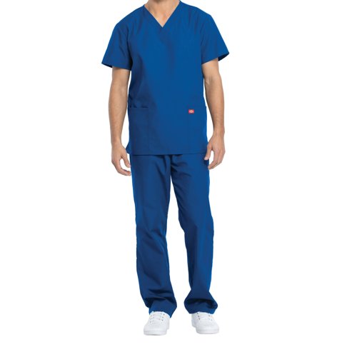 Dickies Unisex Scrub Set Top and Trouser Royal Blue XS DKP520C/ROYA/XS