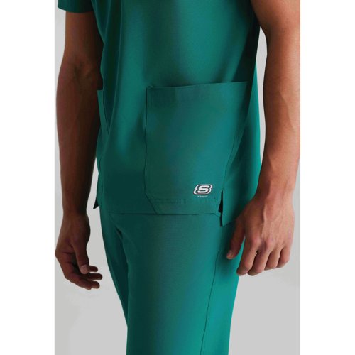 Skechers Thesis Scrub Top Hunter Green L S SKT193/HUNT/L