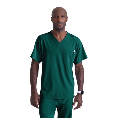 Skechers Unisex V Neck Scrub Top Hunter Green 2XL SK0112/HUNT/2XL