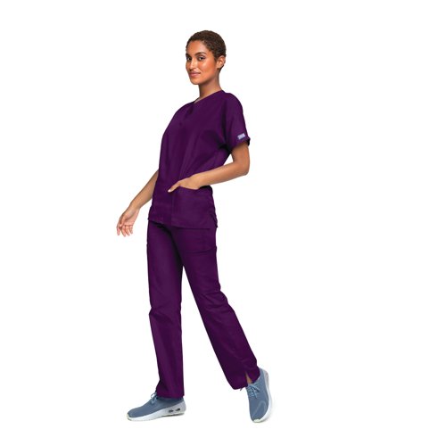 Cherokee Unisex Scrub Top Eggplant 3XL CH4700/EGGP/3XL