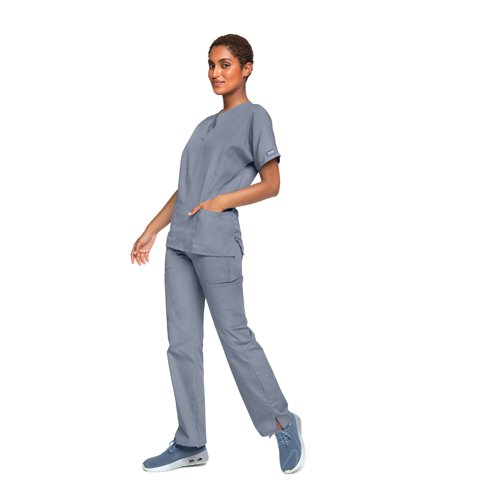 Cherokee Unisex Scrub Top Grey XL CH4700/GREY/XL