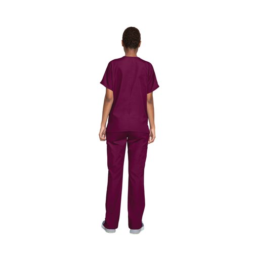 Cherokee Unisex Scrub Top Wine XS CH4700/WINE/XS