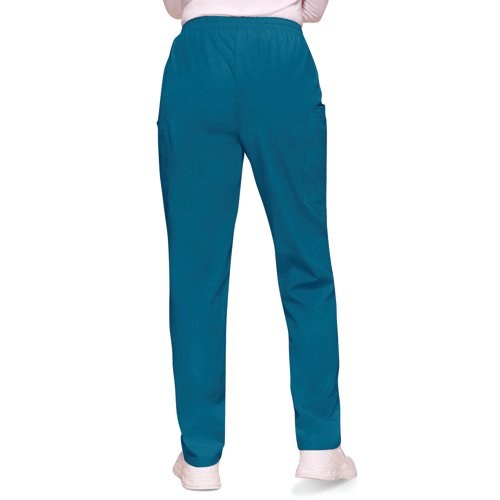 WIS25084 | Designed with a casual unisex style, with the Cherokee 4200 cargo scrub pants, you get an elasticated waist with a natural rise and tapered leg which makes for a perfect fit. The trousers feature two cargo style pockets, a mobile phone pocket and one outside scissor pocket and a small Cherokee Scrubs logo on the right leg.