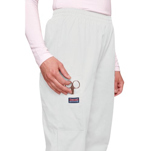 Cherokee Unisex Elasticated Scrub Trouser White XL CH4200/WHIT/XL