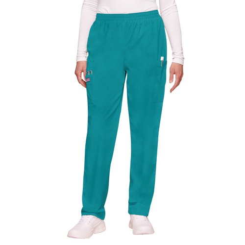 Cherokee CH4200 Elasticated Scrub Trouser Teal Size S CH4200/TEAL/S
