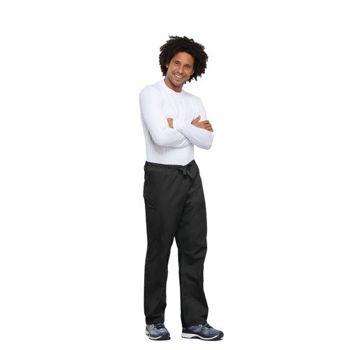 Cherokee Drawstring Scrub Trouser Black L CH4100/BLAC/L
