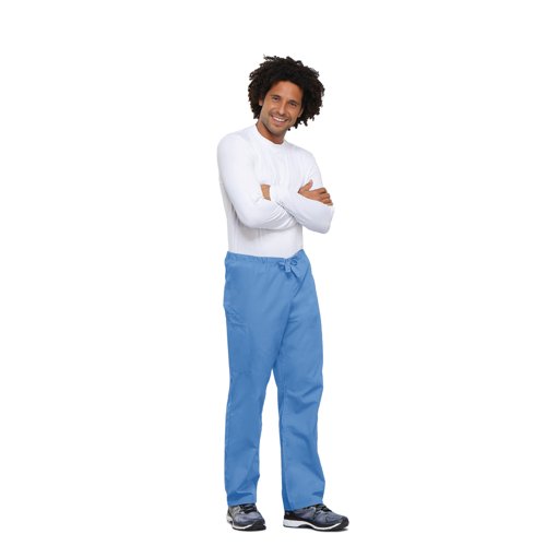 Cherokee Drawstring Scrub Trouser Ceil Blu 3XL CH4100/CEIL/3XL