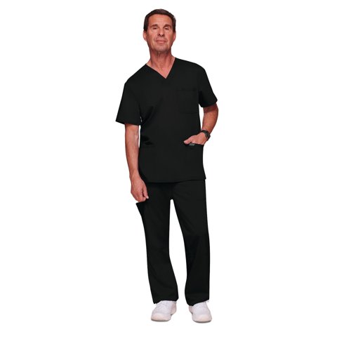 Cherokee Revolution V-Neck Scrub Top Black 3XL CHWW670/BLAC/3XL