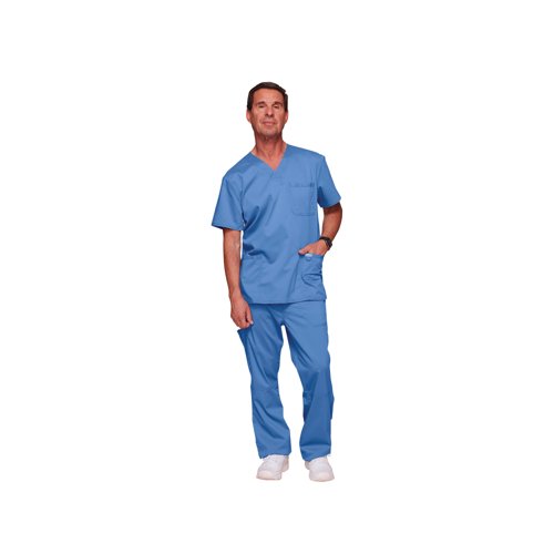 Cherokee Revolution WW670 V Neck Scrub Top Ceil Size M CHWW670/CEIL/M