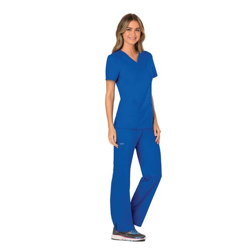 Cherokee Revolution Mock Wrap Top Royal Blue 3XL CHWW610/ROYA/3XL