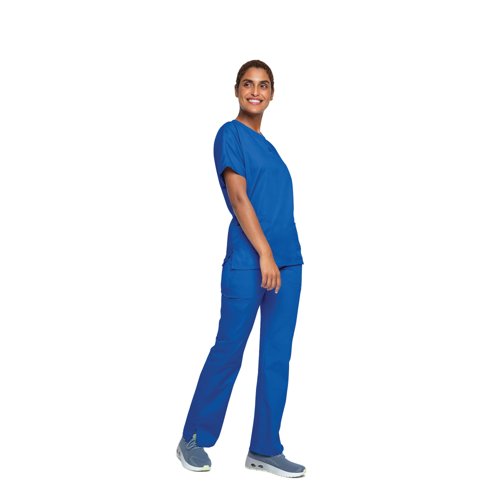 Cherokee Unisex Scrub Top Royal Blue XS CH4700/ROYA/XS