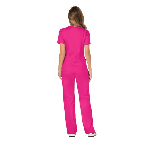WIS29103 | The Cherokee Revolution WW610 Women's Mock Wrap Top From the Cherokee Revolution range is this Women's Mock Wrap Top in a modern classic fit. A flattering and comfortable scrub top to fit all body types.