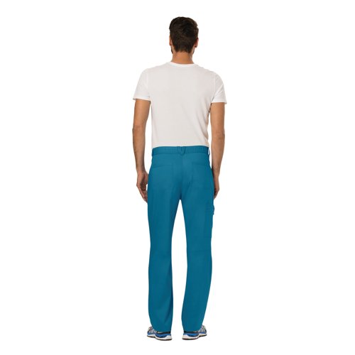 WIS29158 | The Cherokee Revolution WW140 Men's Fly Front Cargo Trousers are a classic fit scrub trouser perfect for a range of professions, from vets to dentists. The scrub trousers come with 7 pockets for extra storage, a zip fly and belt loops.
