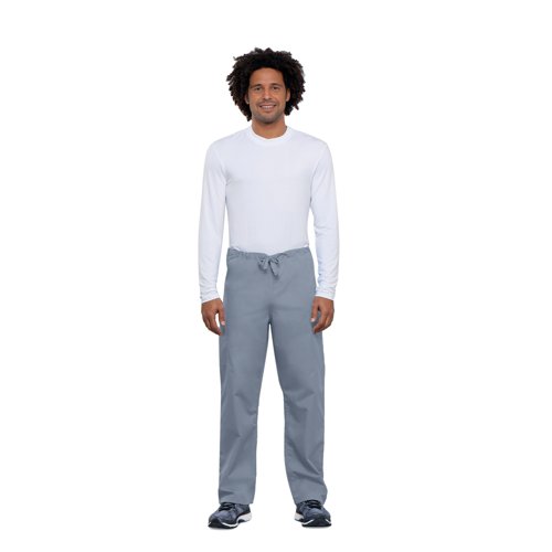 Cherokee Unisex Drawstring Scrub Trousers Pale Grey XL CH4100/GREY/XL