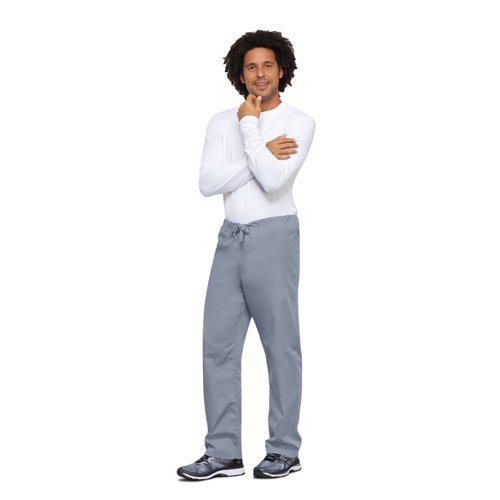 WIS29710 | Perfect for healthcare professionals, the Cherokee 4100 Unisex Scrub Trouser combines comfort and functionality. These versatile trousers feature an adjustable drawstring waist, practical cargo pocket with mobile phone compartment, and durable 65% polyester 35% cotton fabric. Machine washable up to 60 degrees. These scrubs deliver both style and practicality for medical workplace needs.