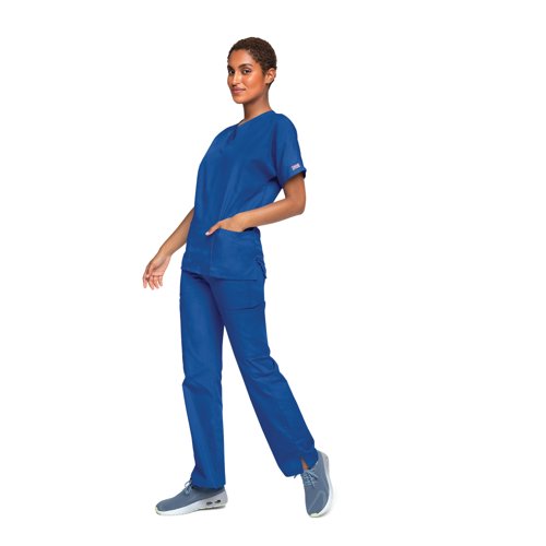 WIS32309 | The 4700 Cherokee Unisex scrub top is designed to mix and match with the whole Cherokee scrubs range, the top is lightweight but hard-wearing and is made from a poly/cotton material designed with soil release technology to ensure faultless cleaning and easy care.