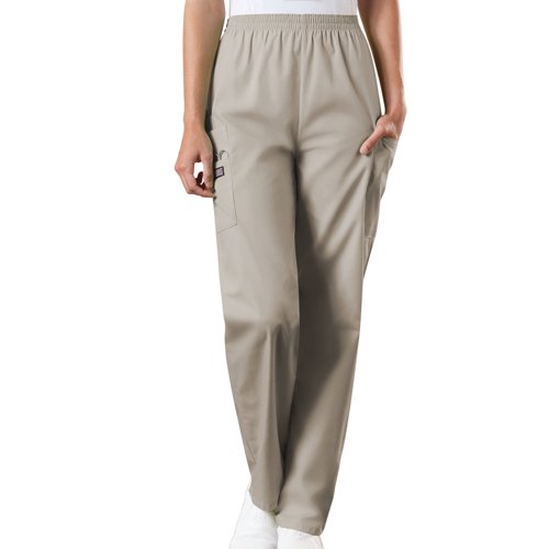 Cherokee CH4200 Elasticated Scrub Trouser Khaki Size S CH4200/KHAK/S