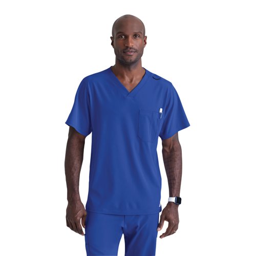 Skechers Unisex V Neck Scrub Top Galaxy Blue 2XL SK0112/GABL/2XL