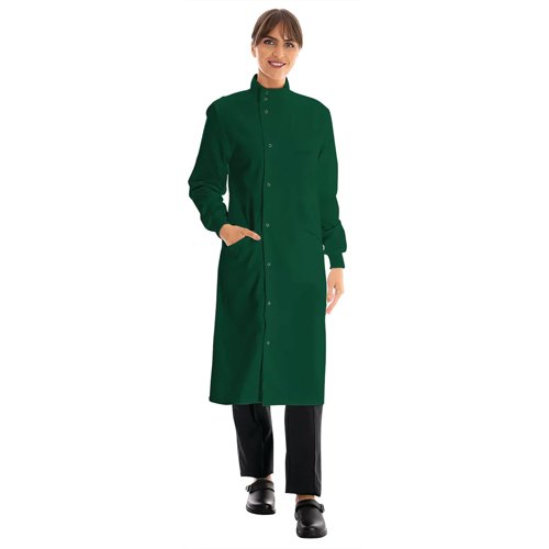 Work in Style Howie Laboratory Coat Tall Bot Green 34 EEHWCT/BOTT/34
