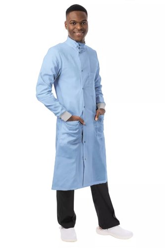 Howie Lab Coat: Premium Professional Workwear - Comfortable, Functional & Available in 9 Colours Sky