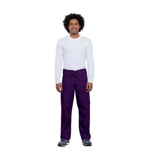 Cherokee Unisex Drawstring Scrub Trousers Eggplant 5XL CH4100/EGGP/5XL
