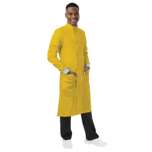 Work in Style Howie Laboratory Coat Tall Yellow 52 EEHWCT/YELL/52