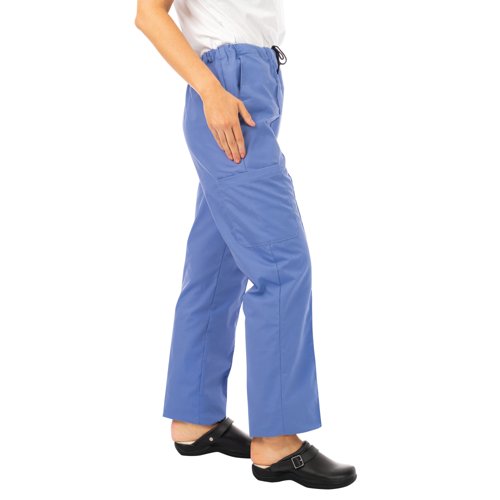 534LWT Unisex Combat Scrub Trouser Hospital Blue Size M 534LWT/HOSP/M