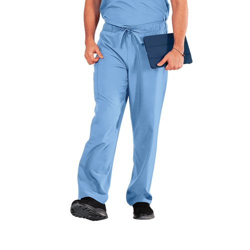 Key Scrubs KEYTR100 Eco Stretch Atlantic Scrub Trouser Ceil Blue Size2XL KEYTR100CEIL2XL