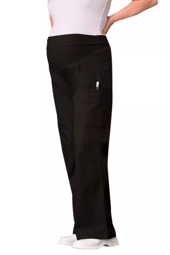 Work in Style Maternity Trousers: Comfortable Professional Workwear for Expectant Mothers Black 2XL