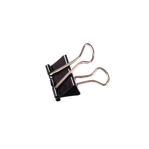 WS23081 | These handy foldback clips are made from strong steel, for quick and secure collation of loose papers. Simply fold back the handles for quick release. Ideal for general filing in offices, postrooms and more, each clip has a 32mm capacity. This bulk pack contains 100 black clips.