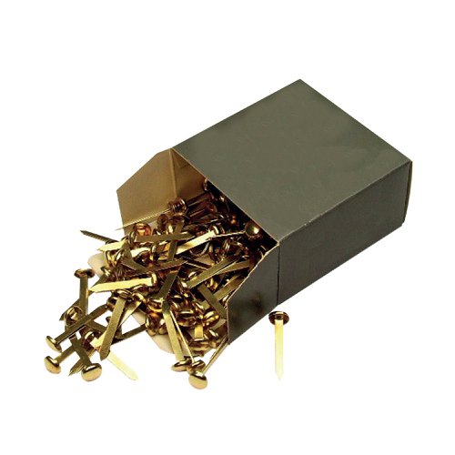 WS36670 | These high quality brass plated steel paper fasteners feature two flat, pointed pins that pierce through paper effortlessly and fold back on themselves to hold your documents firmly in place. Ideal for office or home use, this pack contains 200 x 40mm fasteners.