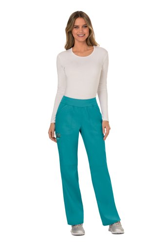 Cherokee Revolution Female Cargo Trousers Teal Blue 2XL CHWW110/TEAL/2XL