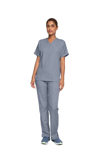 Cherokee Unisex Scrub Top Grey 3XL CH4700/GREY/3XL