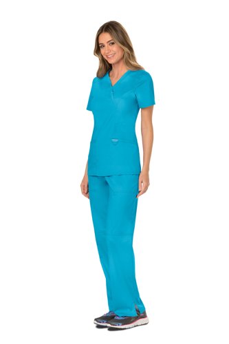 Cherokee Revolution WW610 Mock Wrap Top: Professional Medical Scrub with Ultimate Comfort and Functi