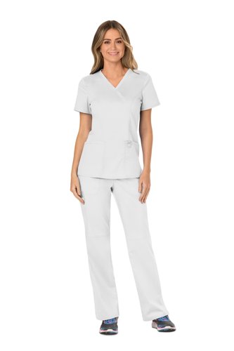 Cherokee Revolution WW610 Mock Wrap Top: Professional Medical Scrub with Ultimate Comfort and Functi