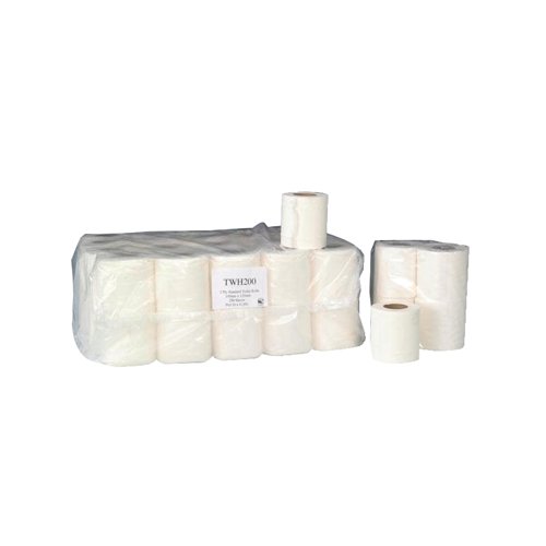 2-Ply White 200 Sheet Toilet Roll (Pack of 36) TWH200T