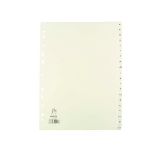 Kleer-fax A-Z Index Dividers For 3-3/4 X 6-3/4 Mead 6-Ring Binders - 13 Tab Set
