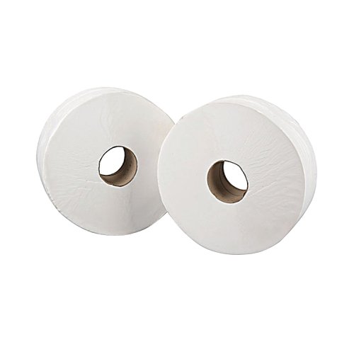 Mini Jumbo White 2-Ply Toilet Roll 150m (Pack of 12) J26150NDS